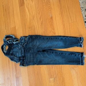 Art Class Dark Denim Overalls